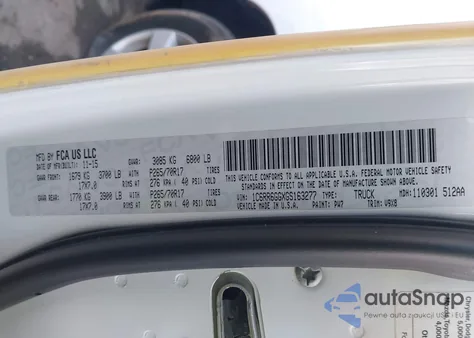 2016 Ram 1500 Slt from USA, damaged, VIN 1C6RR6GGXGS163277